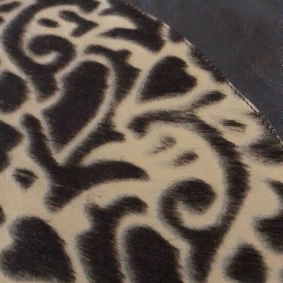 Vintage Max De Carlo unique leather boots with fur trim 8.5 - Picture 2 of 8